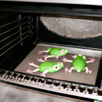 DALL·E 2023-01-10 05.37.10 - Frogs jump out of the oven.png