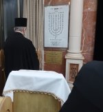 הגה''צ חכם ניסים בן שמעון שליט''א בשמו''ע ערבית פורים.JPG